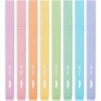 Mr. Pen- Aesthetic Highlighters, 8 pcs, Chisel Tip, Pastel Colors, Cute Highlighters Assorted Colors, Bible Highlighters and Pens No Bleed